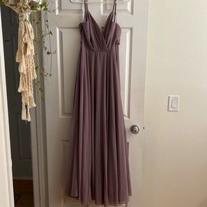 Lulus Dusty Purple Bridesmaid Dress (Small)